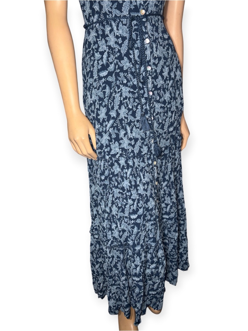 Faherty women’s Orinda Floral Button-Front Maxi Dress size S - Picture 4 of 16